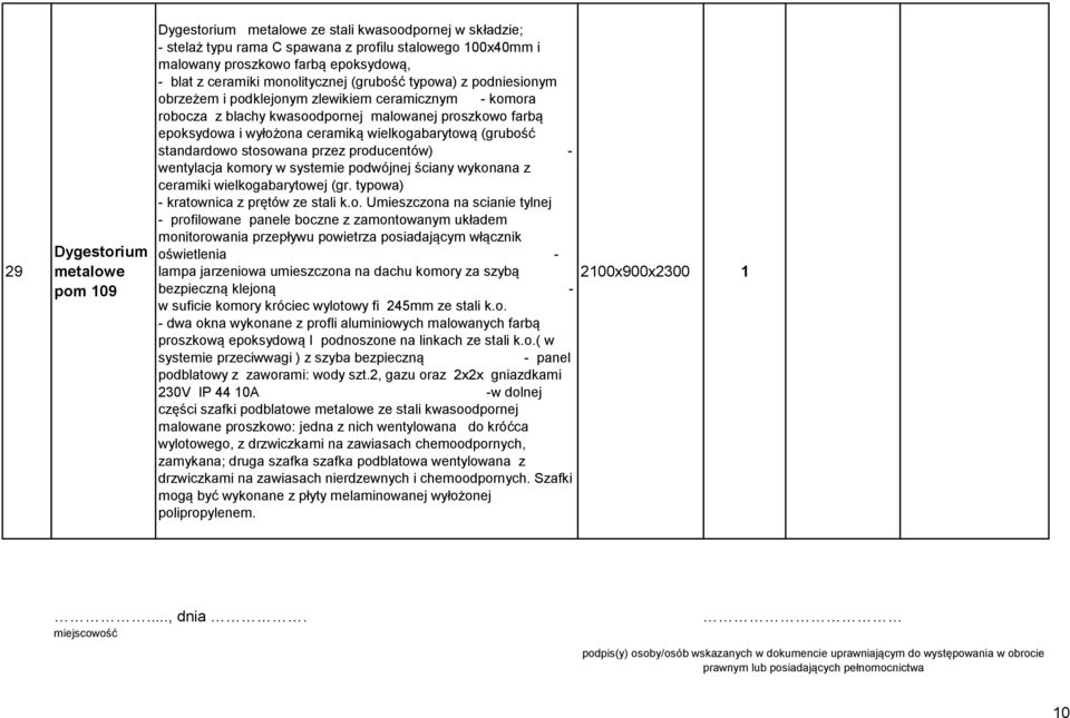 wielkogabarytową (grubość standardowo stosowana przez producentów) - wentylacja komory w systemie podwójnej ściany wykonana z ceramiki wielkogabarytowej (gr. typowa) - kratownica z prętów ze stali k.