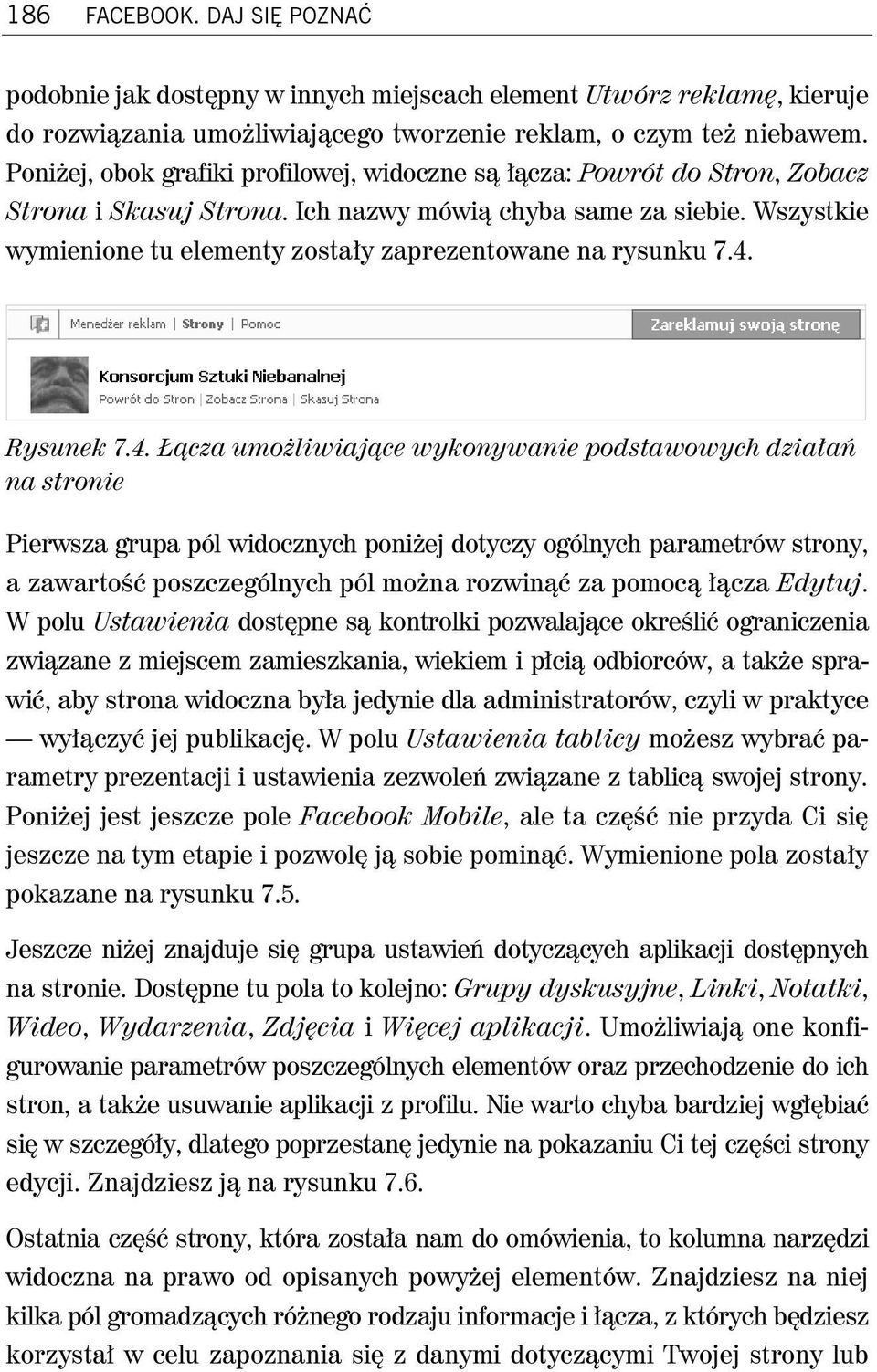 Wszystkie wymienione tu elementy zosta y zaprezentowane na rysunku 7.4.