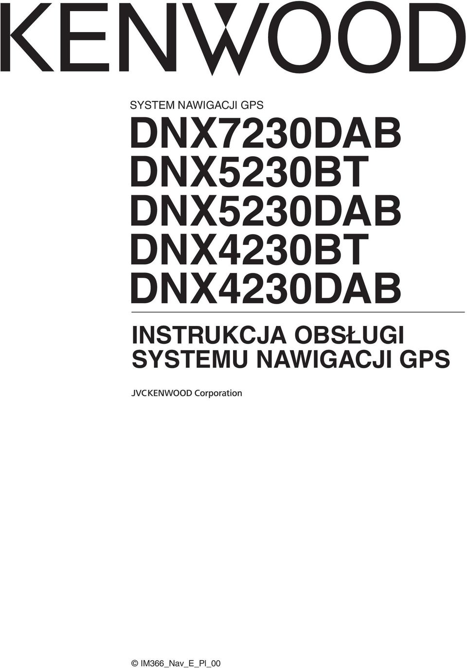 DNX4230DAB INSTRUKCJA OBSŁUGI