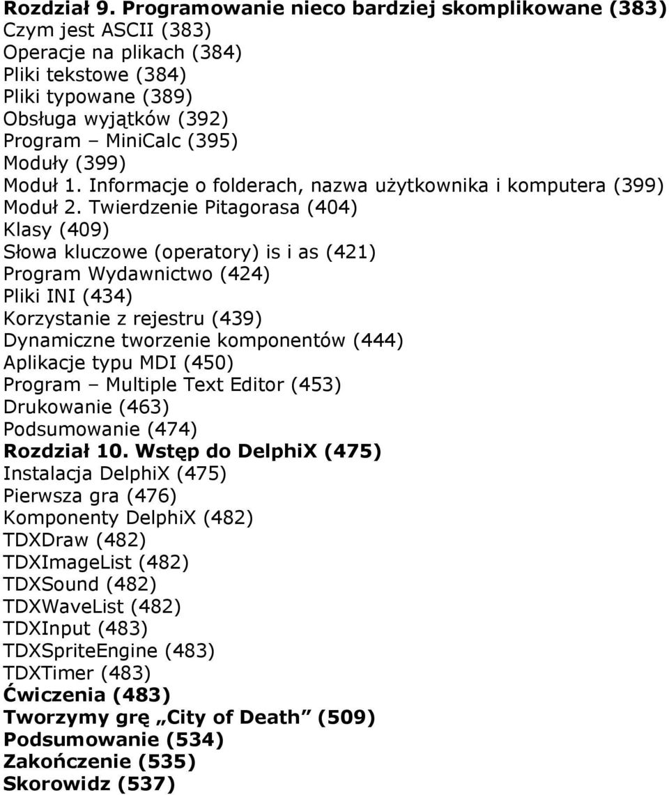 Moduł 1. Informacje o folderach, nazwa użytkownika i komputera (399) Moduł 2.