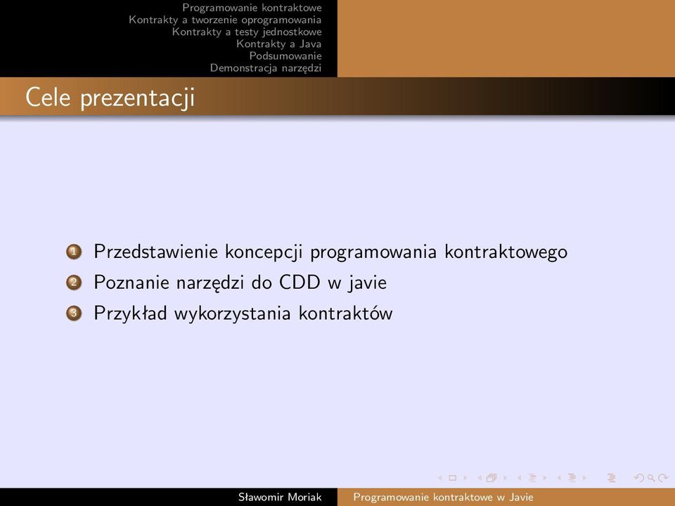 kontraktowego 2 Poznanie narzędzi