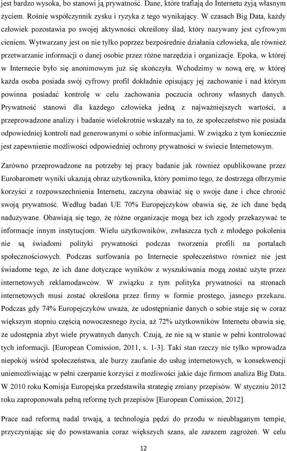 Wytwarzany jest on nie tylko poprzez bezpośrednie działania człowieka, ale również przetwarzanie informacji o danej osobie przez różne narzędzia i organizacje.