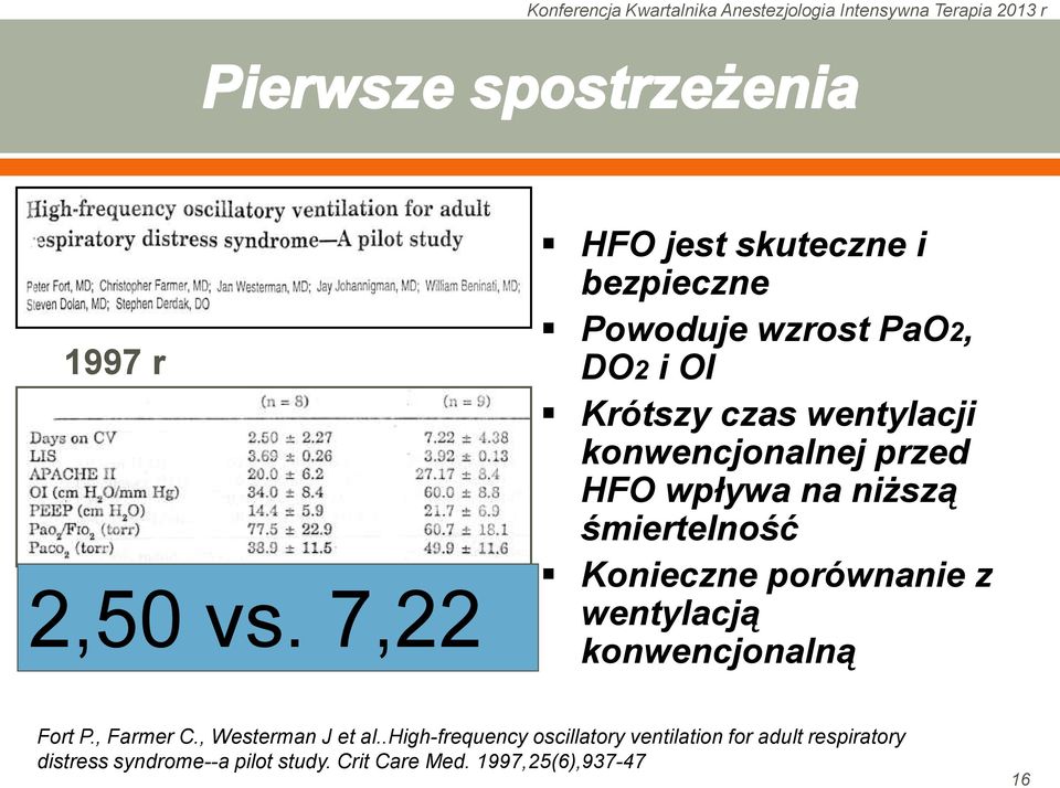 High-frequency oscillatory ventilation--a new management for respiratory distress syndrome and intractable respiratory failure..zhonghua konwencjonalnej Min Guo Xiao przed Er Ke Yi Xue Hui Za Zhi.