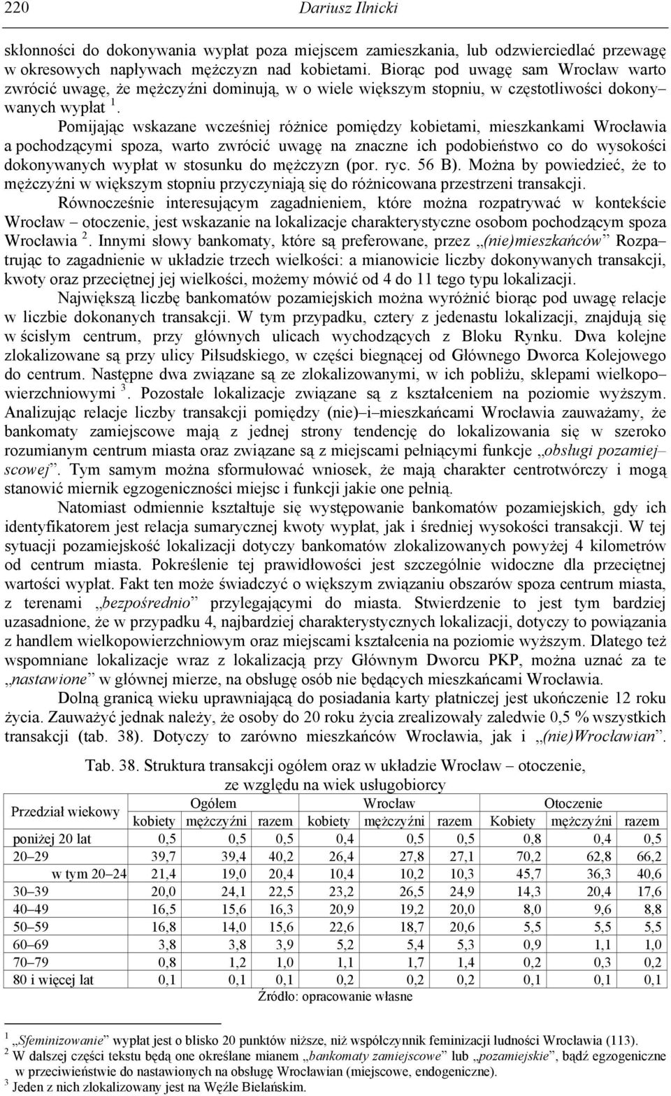 Pomijając wskazane wcześniej różnice pomiędzy kobietami, mieszkankami Wrocławia a pochodzącymi spoza, warto zwrócić uwagę na znaczne ich podobieństwo co do wysokości dokonywanych wypłat w stosunku do