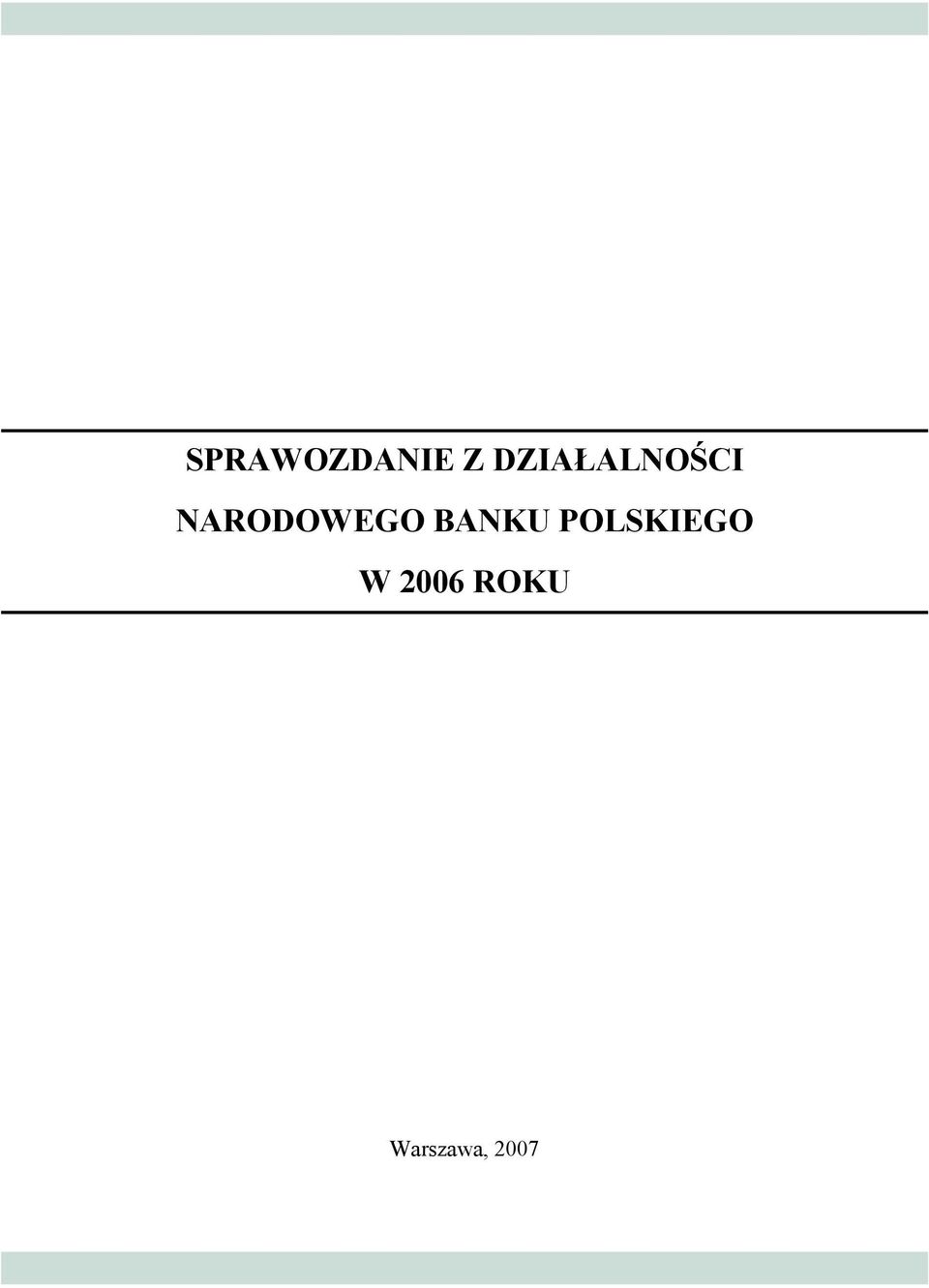 NARODOWEGO BANKU