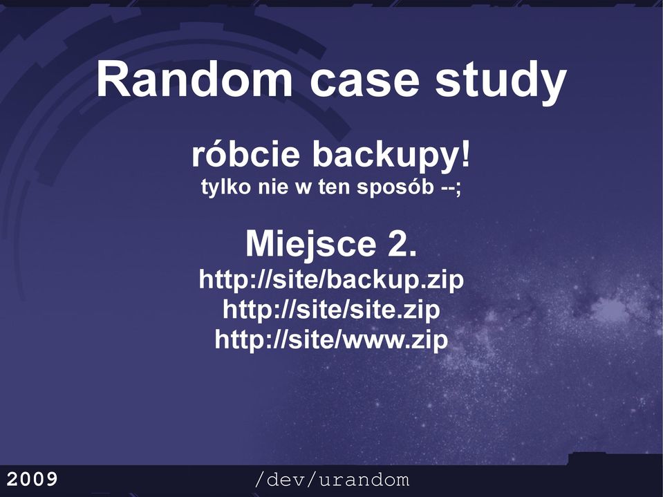 Miejsce 2. http://site/backup.