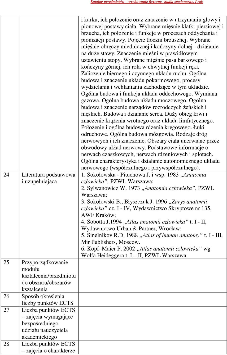 głowy i pionowej postawy ciała. Wybrane mięśnie klatki piersiowej i brzucha, ich położenie i funkcje w procesach oddychania i pionizacji postawy. Pojęcie tłoczni brzusznej.