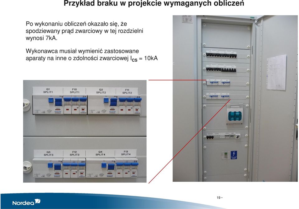 zwarciowy w tej rozdzielni wynosi 7kA.