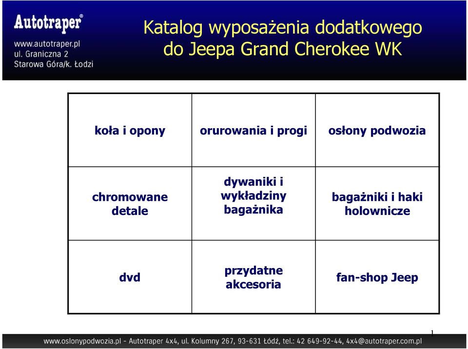 chromowane detale dywaniki i wykładziny bagażnika