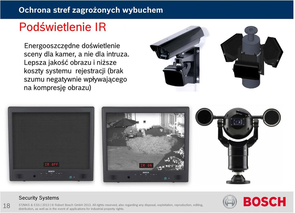 wpływającego na kompresję obrazu) 18 ST/MKS & ESS 2013 Robert Bosch GmbH 2013.