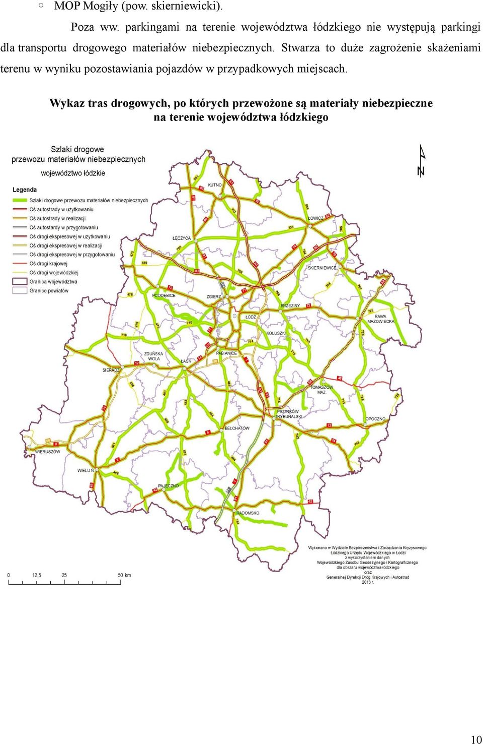 materiałów niebezpiecznych.