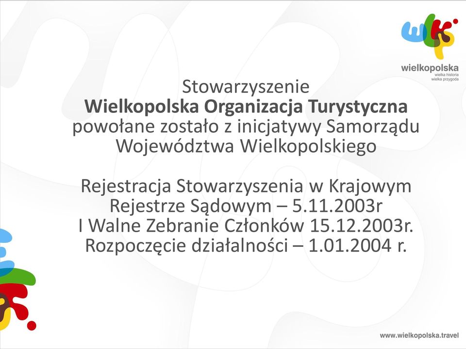 Rejestracja Stowarzyszenia w Krajowym Rejestrze Sądowym 5.11.