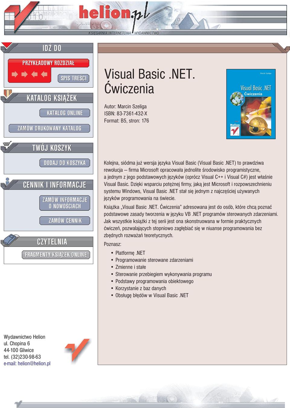 ONLINE Kolejna, siódma ju wersja jêzyka Visual Basic (Visual Basic.