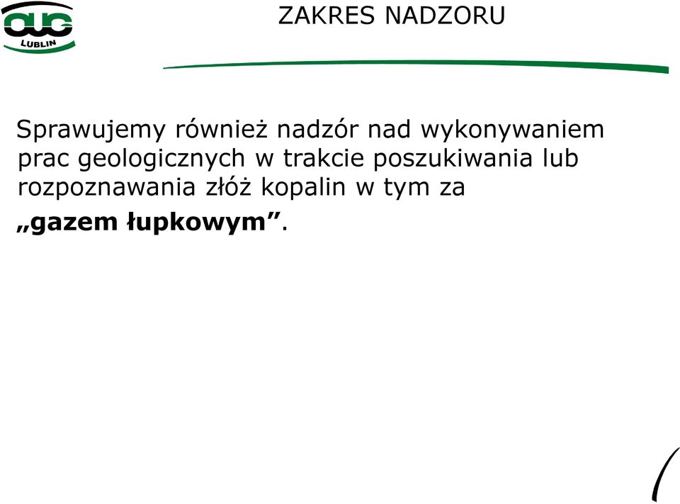 geologicznych w trakcie poszukiwania