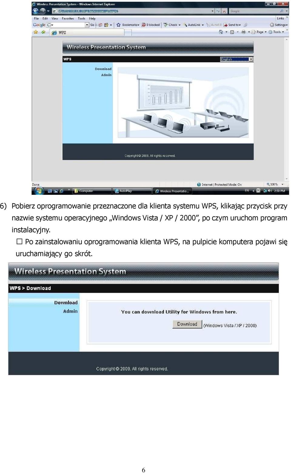 / 2000, po czym uruchom program instalacyjny.