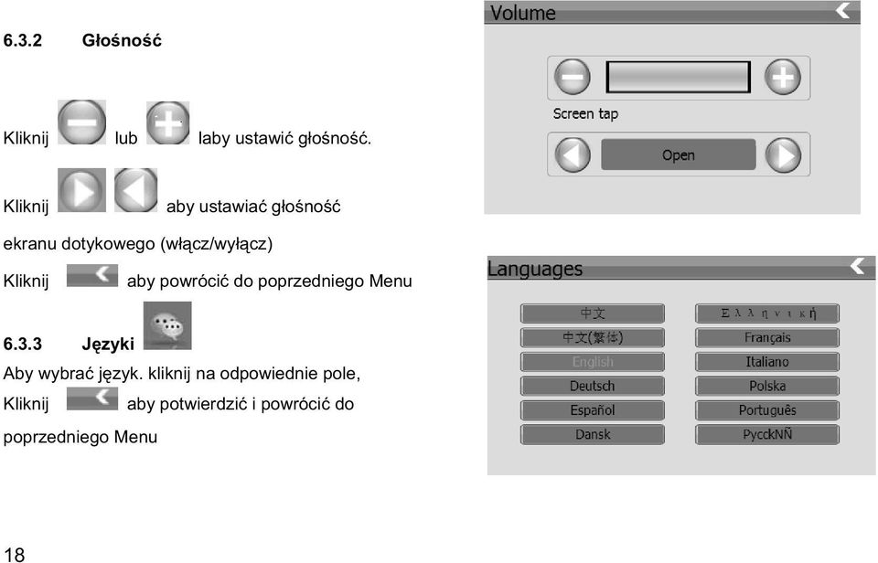 Kliknij aby powróci do poprzedniego Menu 6.3.