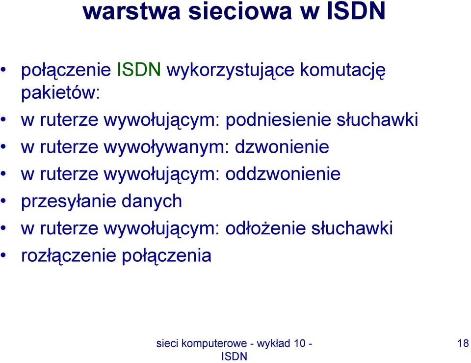 dzwonienie w ruterze wywołującym: oddzwonienie przesyłanie danych