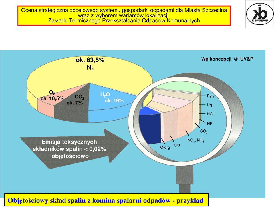 19% Pyły Hg HCl HF SO 2 Emisja toksycznych składników