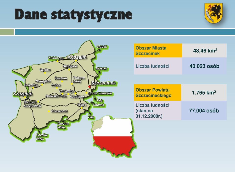 Obszar Powiatu Szczecineckiego Liczba