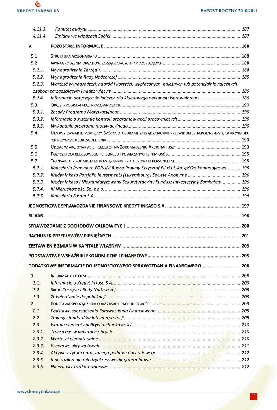 Informacja dotycząca świadczeo dla kluczowego personelu kierowniczego... 89 5.3. OPCJE, PROGRAM AKCJI PRACOWNICZYCH... 90 5.3.. Zasady Programu Motywacyjnego... 90 5.3.2.