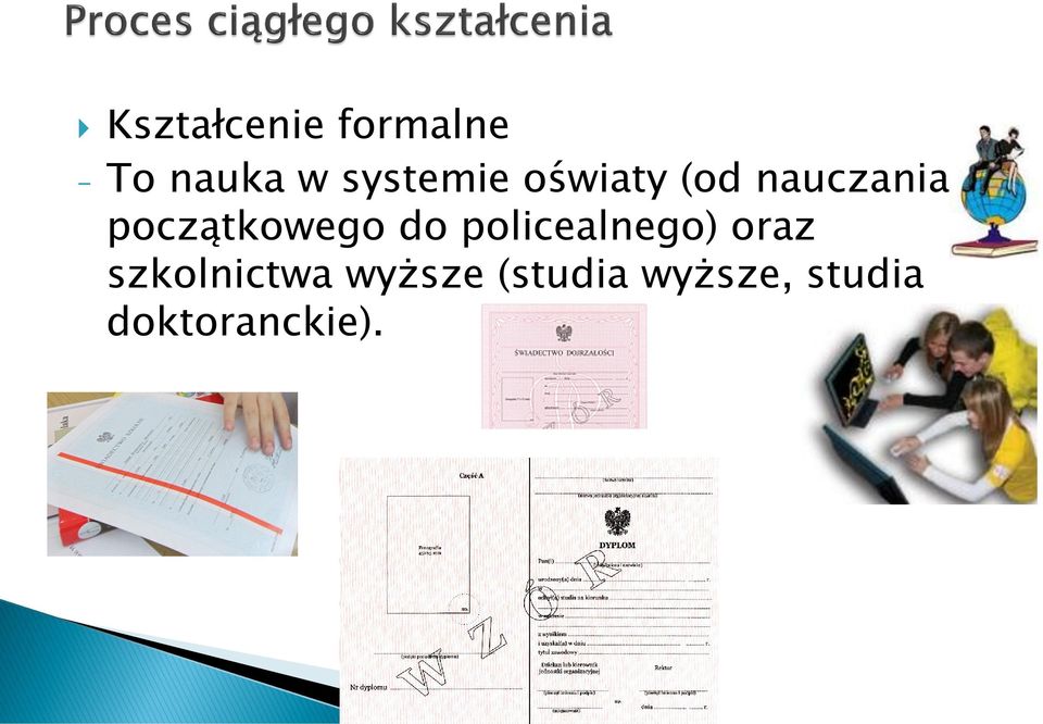 początkowego do policealnego) oraz