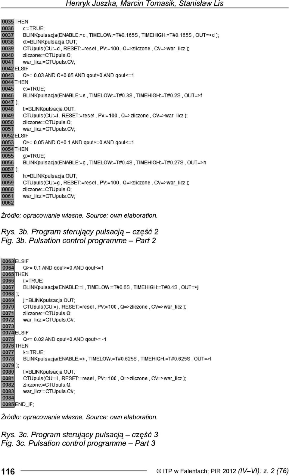 Program sterujący pulsacją część 2 Fig. 3b.