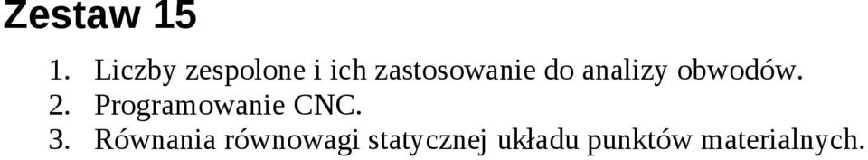 do analizy obwodów. 2.