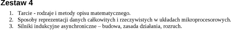 Sposoby reprezentacji danych całkowitych i