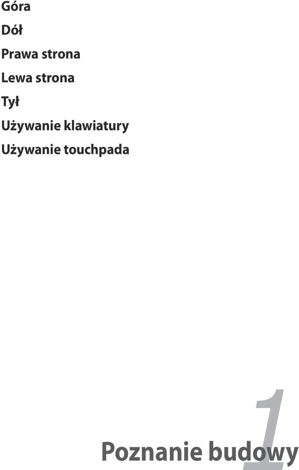 Używanie klawiatury