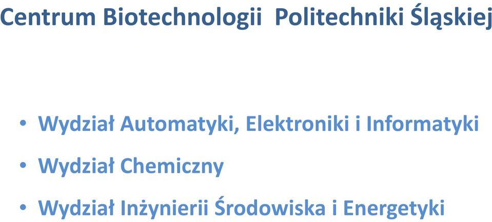 Elektroniki i Informatyki Wydział