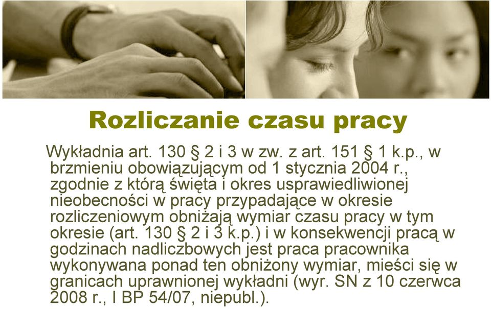 wymiar czasu pr