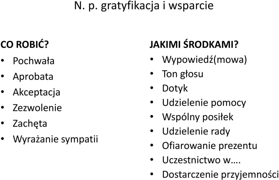 JAKIMI ŚRODKAMI?