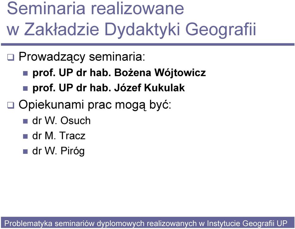 Bożena Wójtowicz prof. UP dr hab.