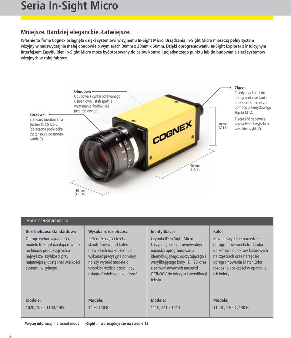 Dzięki oprogramowaniu n-sight xplorer z intuicyjnym interfejsem asybuilder, n-sight Micro może być stosowany do celów kontroli pojedynczego punktu lub do budowania sieci systemów wizyjnych w całej