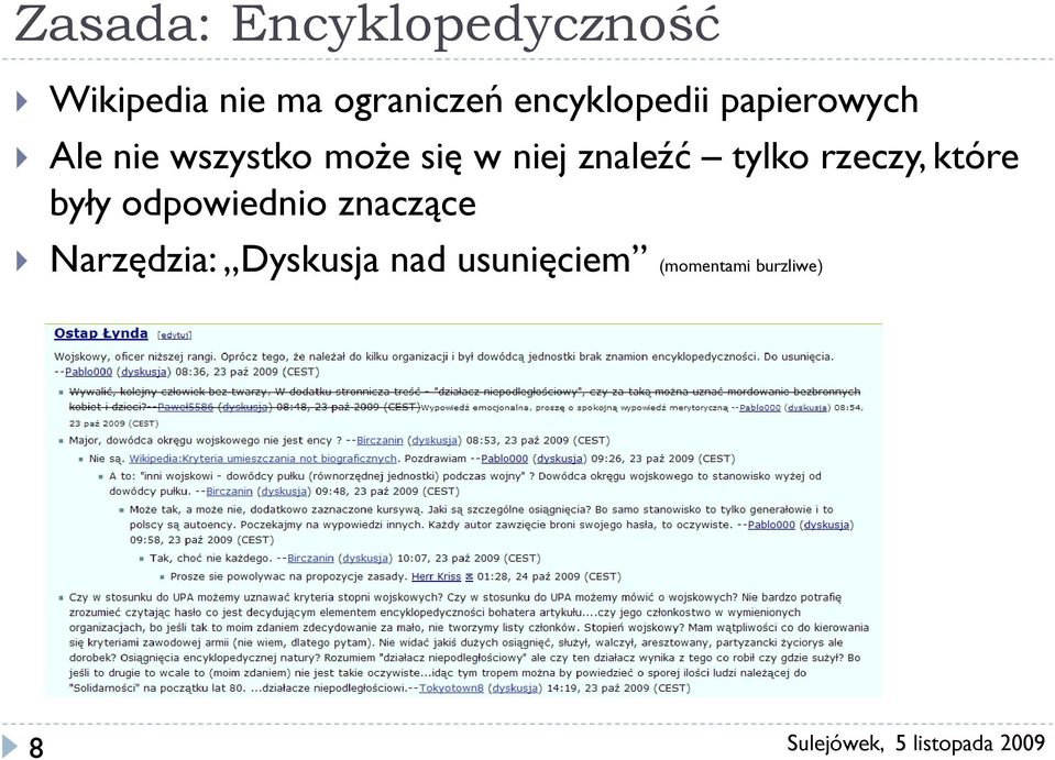 niej znaleźć tylko rzeczy, które były odpowiednio