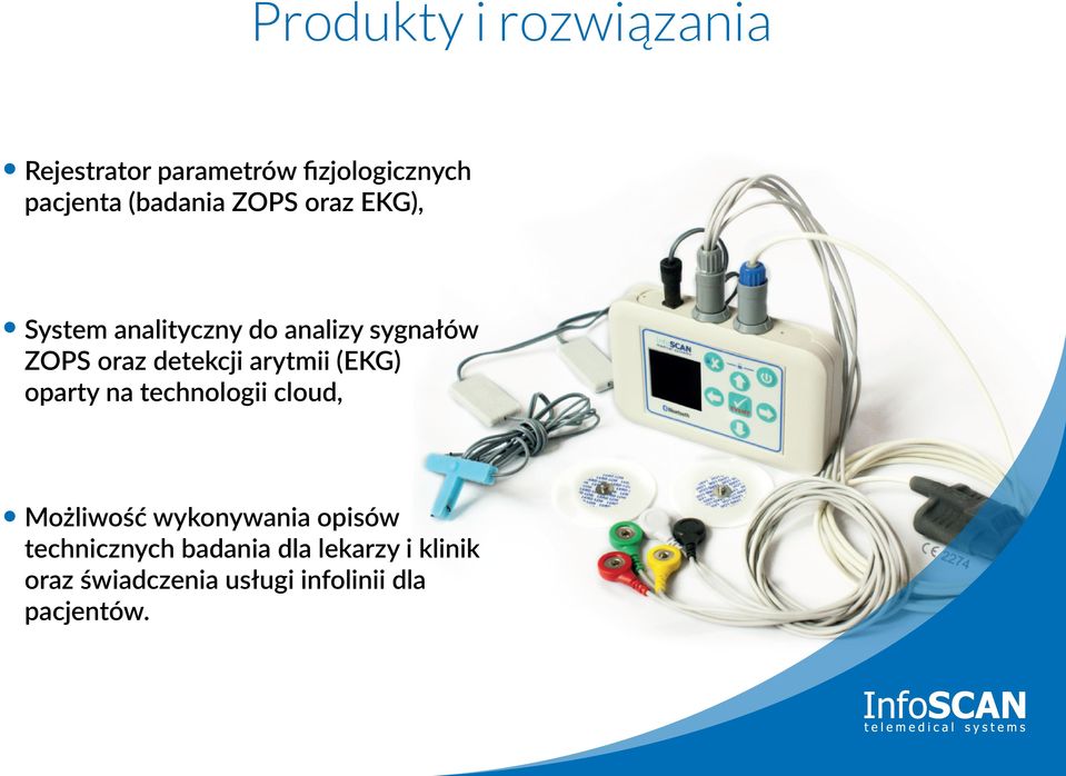 detekcji arytmii (EKG) oparty na technologii cloud, Możliwość wykonywania