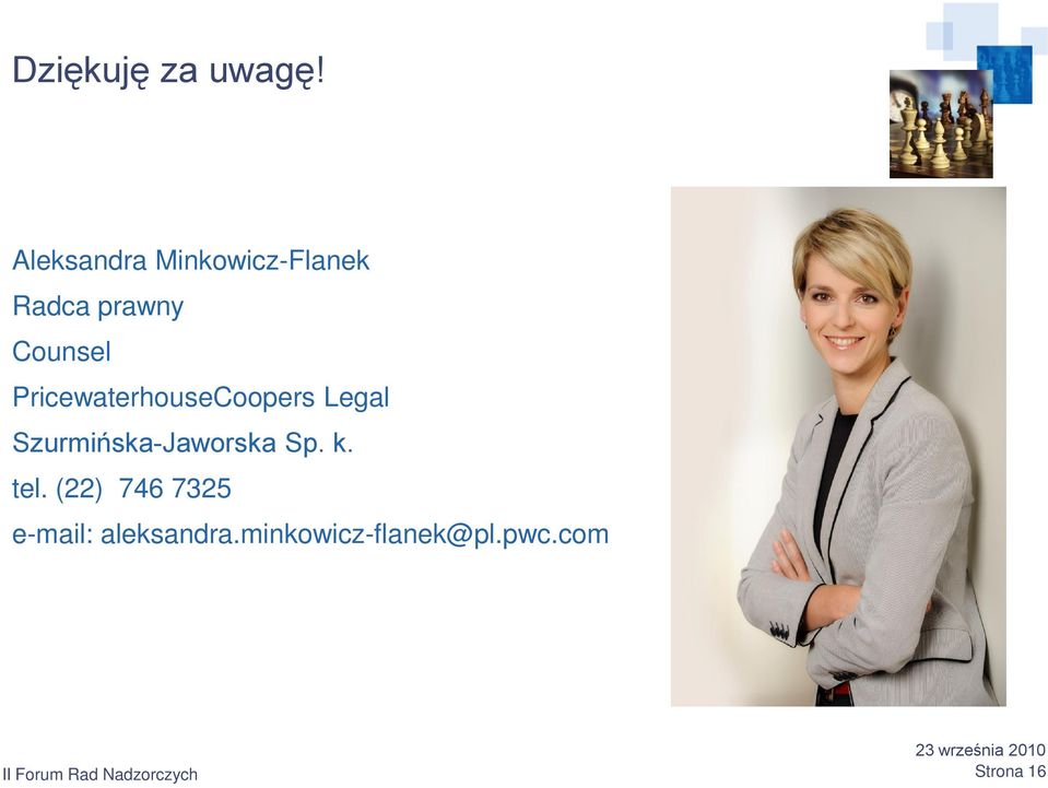 PricewaterhouseCoopers Legal Szurmińska-Jaworska