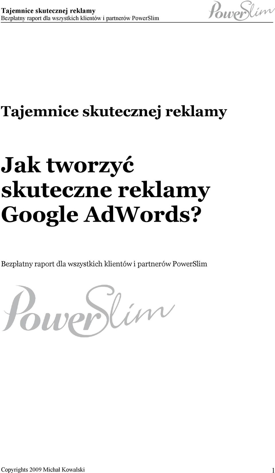 skuteczne reklamy Google