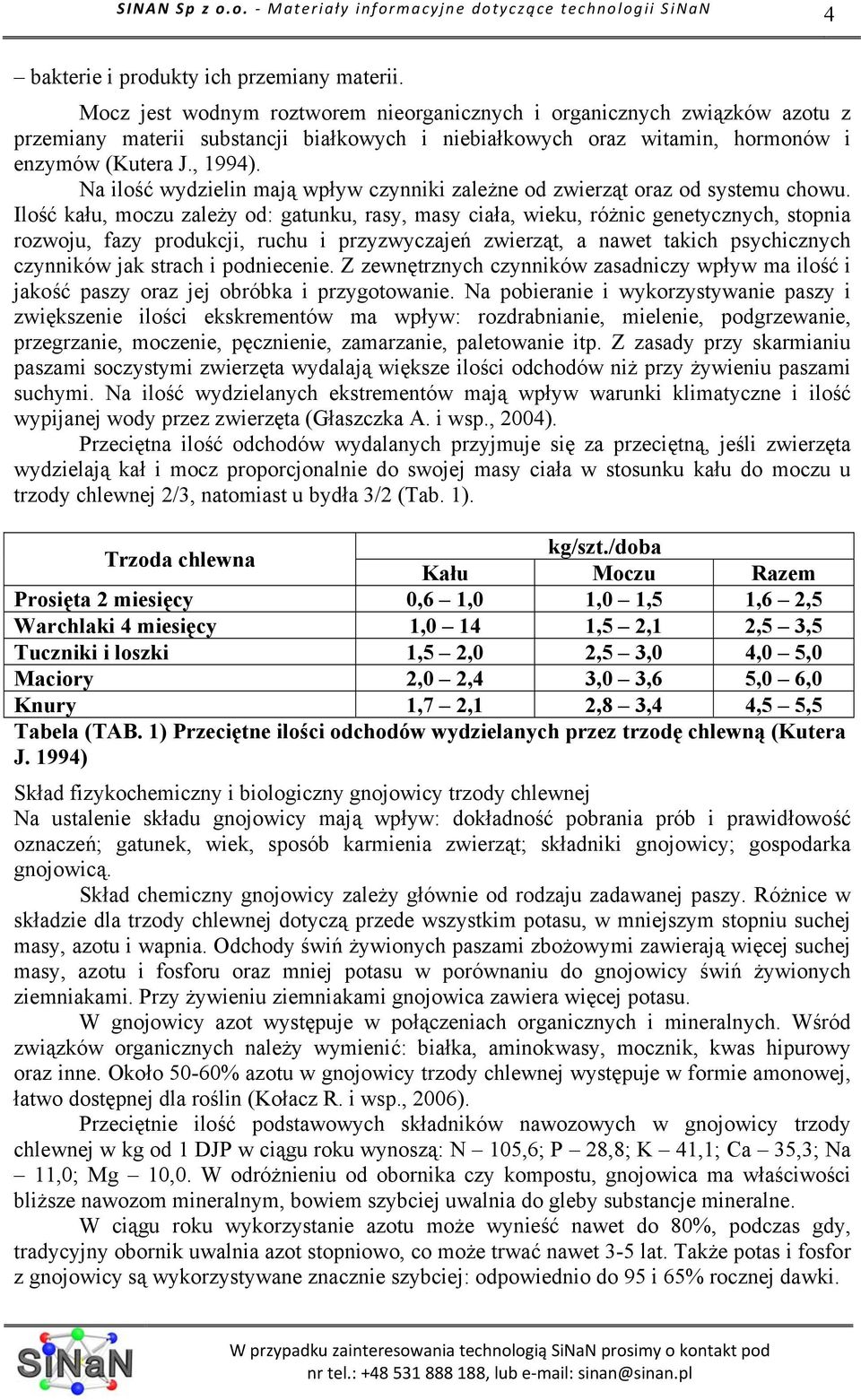 Na ilość wydzielin mają wpływ czynniki zależne od zwierząt oraz od systemu chowu.