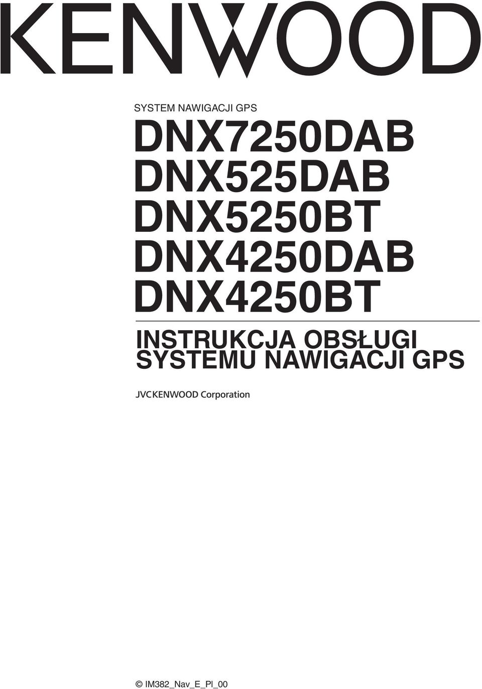 DNX4250BT INSTRUKCJA OBSŁUGI