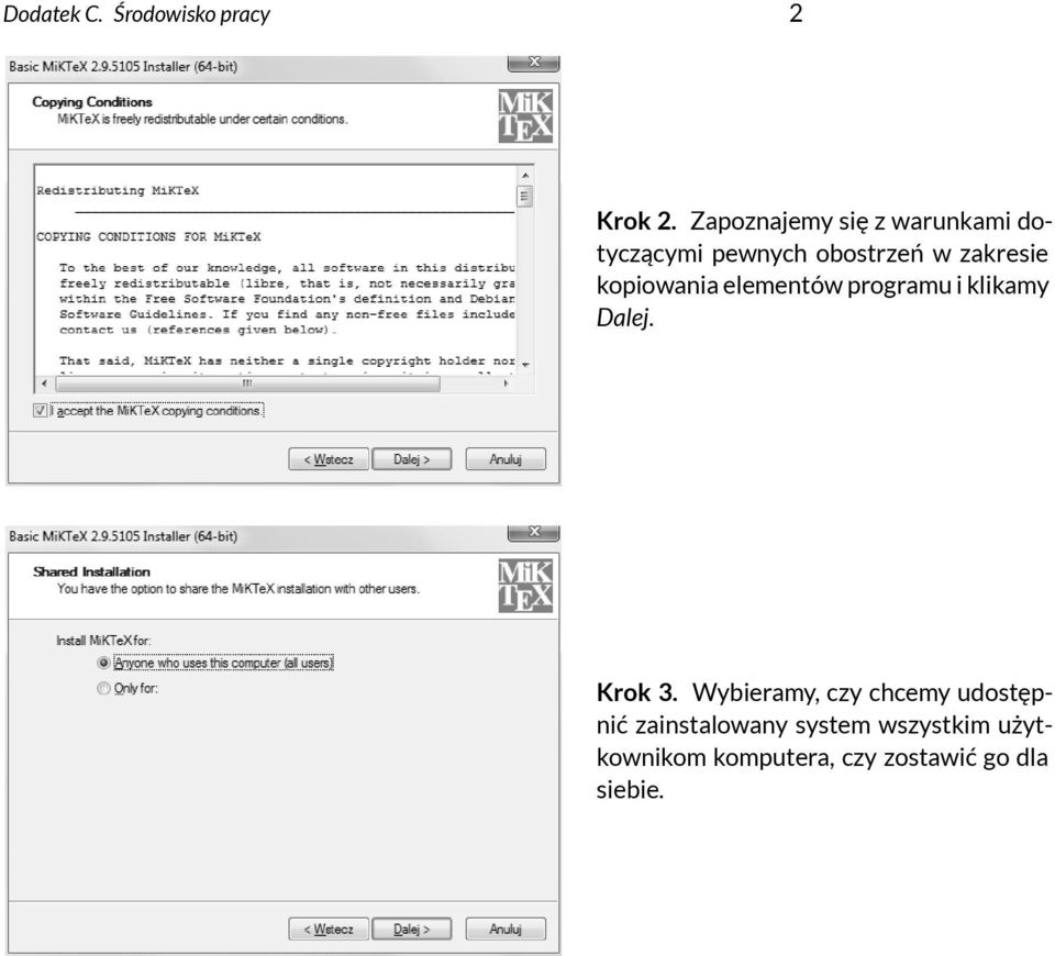 kopiowania elementów programu i klikamy Dalej. Krok 3.