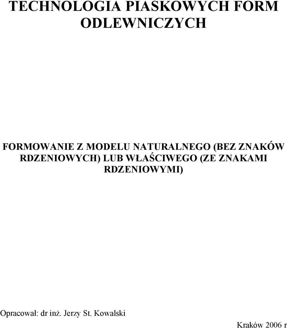 RDZENIOWYCH) LUB WŁAŚCIWEGO (ZE ZNAKAMI