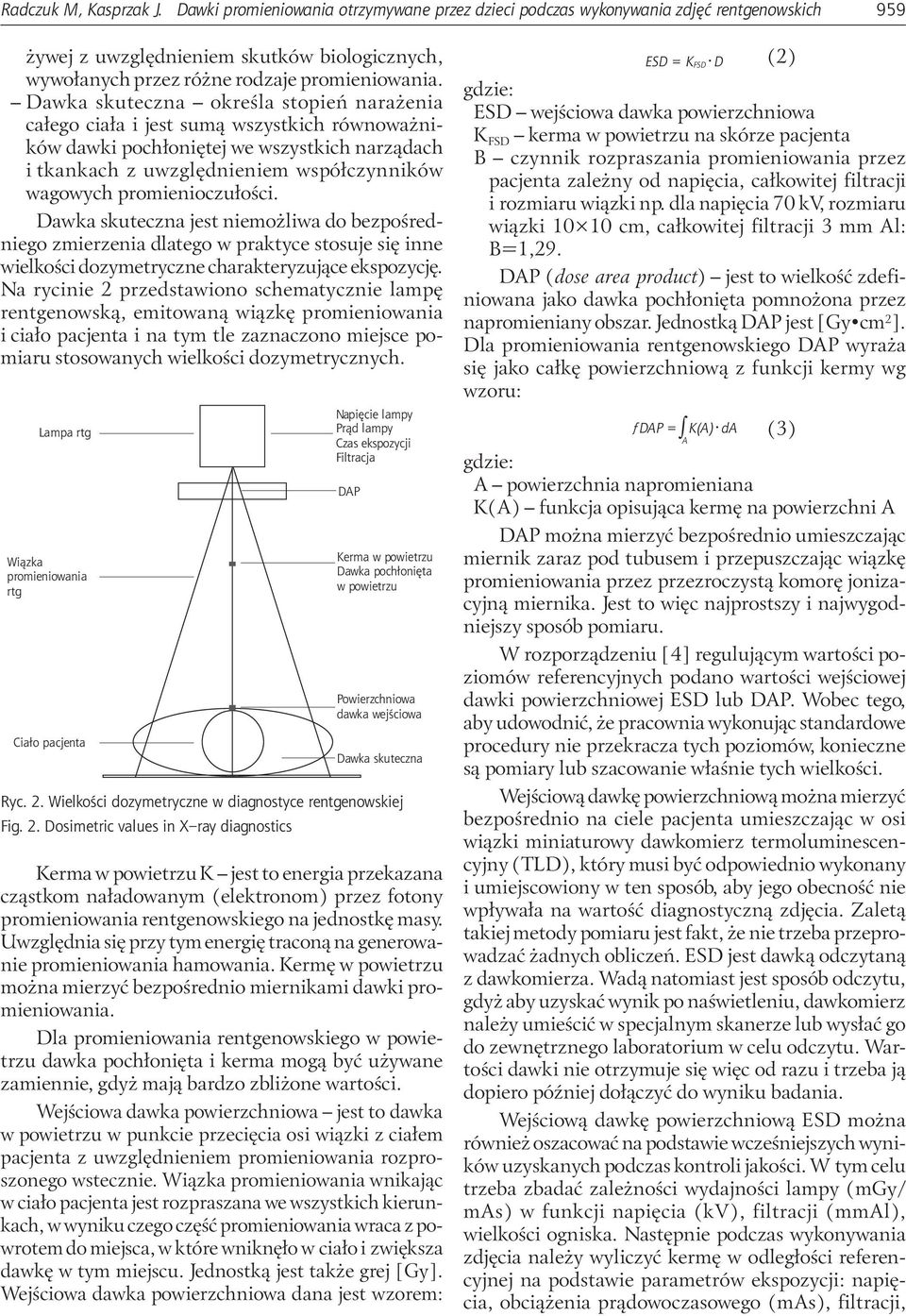 Dawka skuteczna określa stopień narażenia całego ciała i jest sumą wszystkich równoważników dawki pochłoniętej we wszystkich narządach i tkankach z uwzględnieniem współczynników wagowych