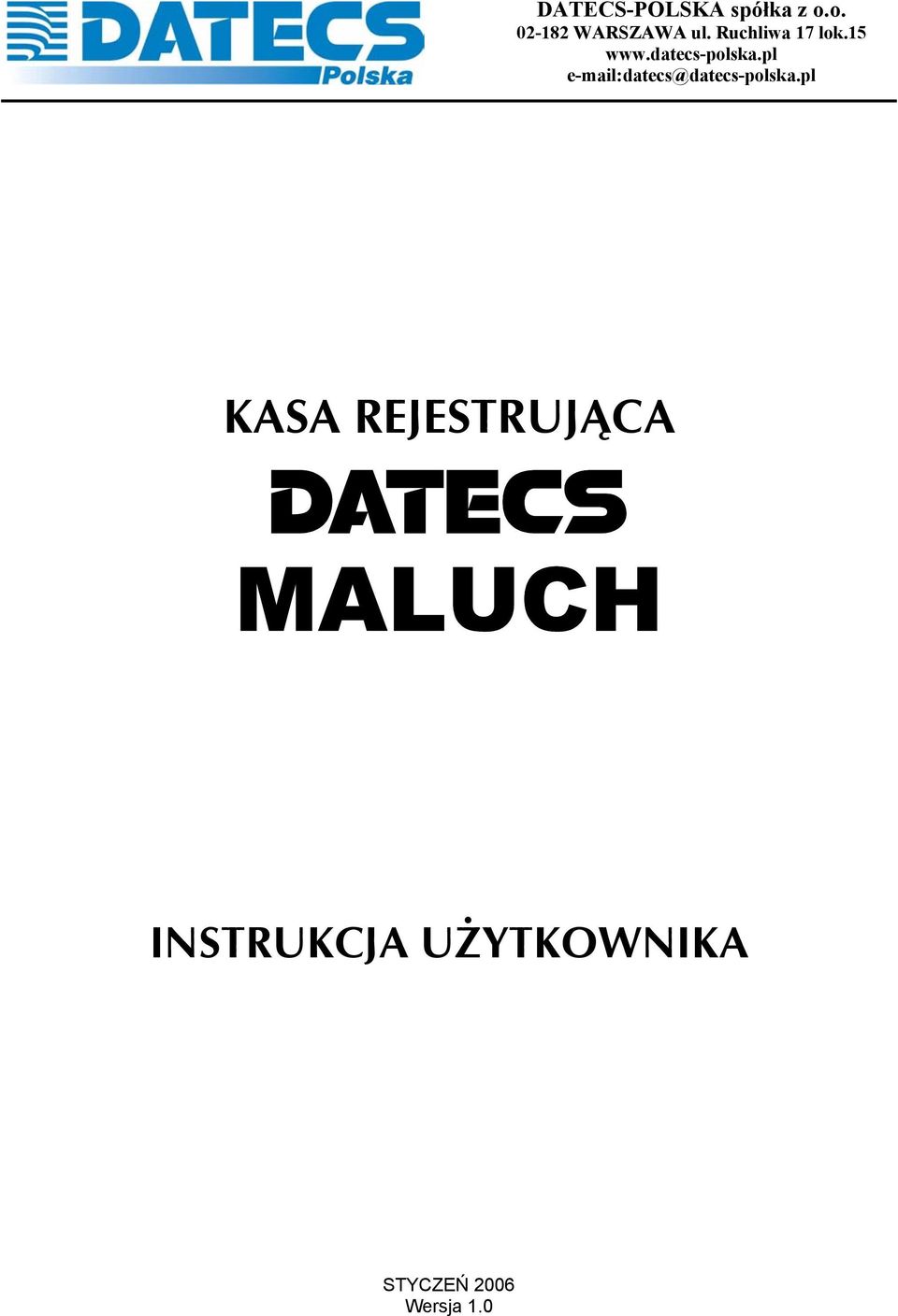 pl e-mail:datecs@datecs-polska.