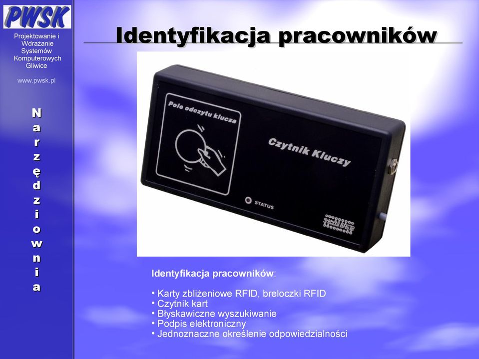 belck RFID Cytk kt Błyskce