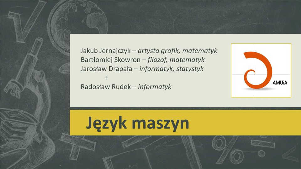 matematyk Jarosław Drapała informatyk,