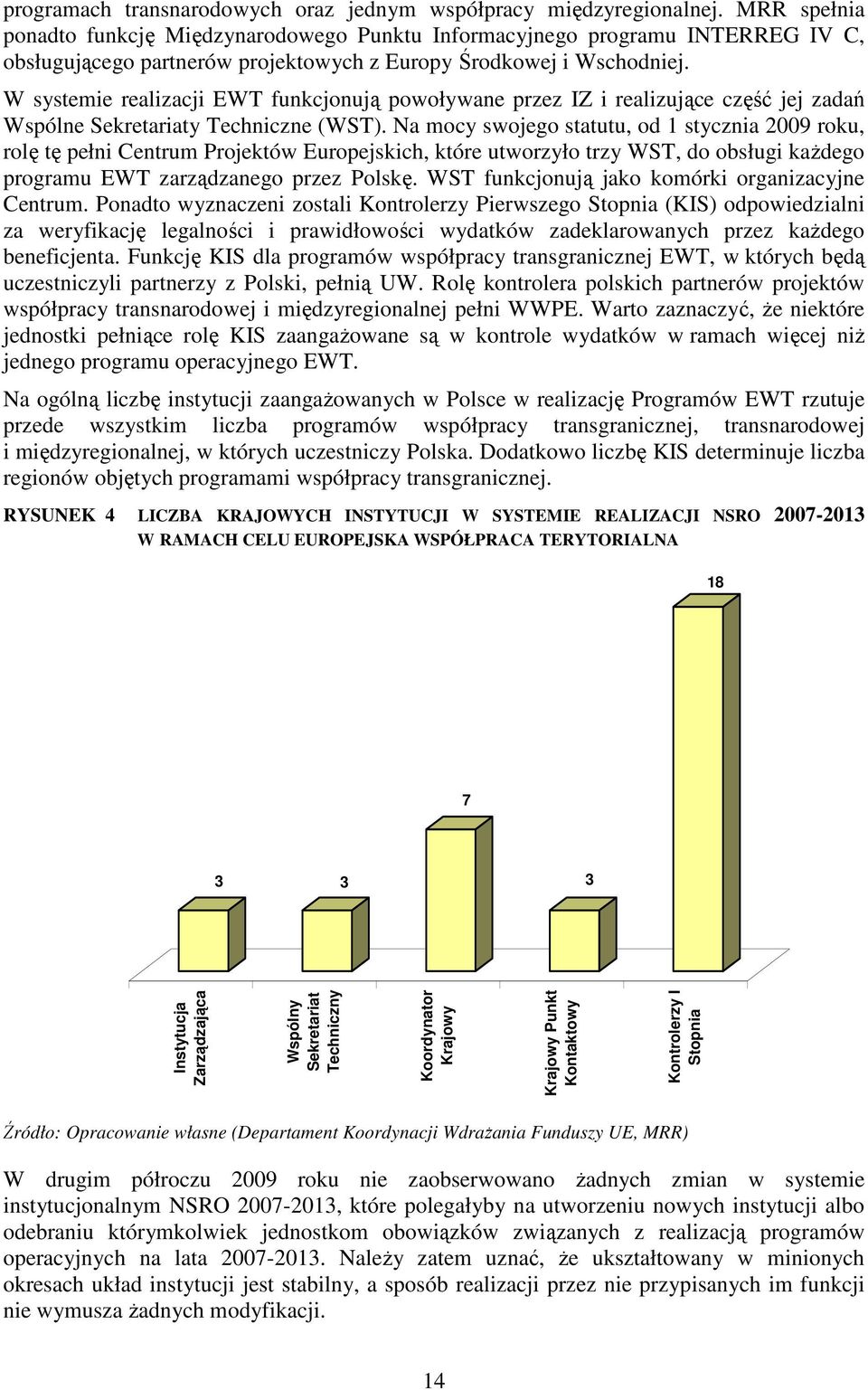 W systemie realizacji EWT funkcjonują powoływane przez IZ i realizujące część jej zadań Wspólne Sekretariaty Techniczne (WST).