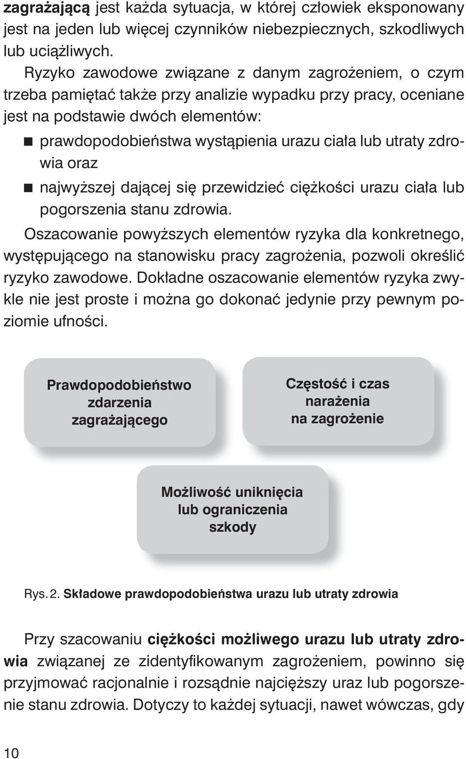 utraty zdrowia oraz najwyższej dającej się przewidzieć ciężkości urazu ciała lub pogorszenia stanu zdrowia.