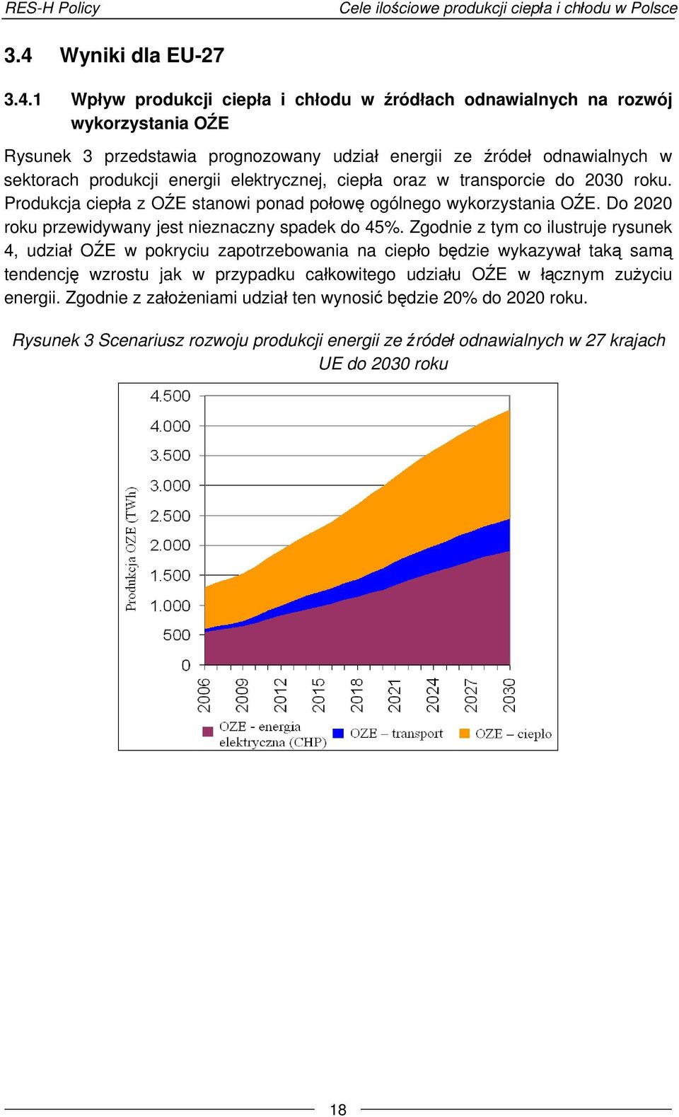 Do 2020 roku przewidywany jest nieznaczny spadek do 45%.