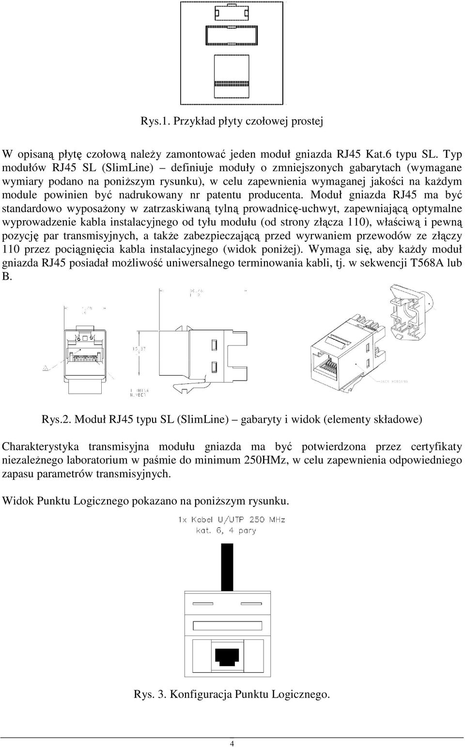 nadrukowany nr patentu producenta.